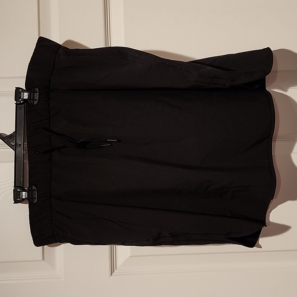 Black Athletic skort:  black shorts underneath, size 16 to 18